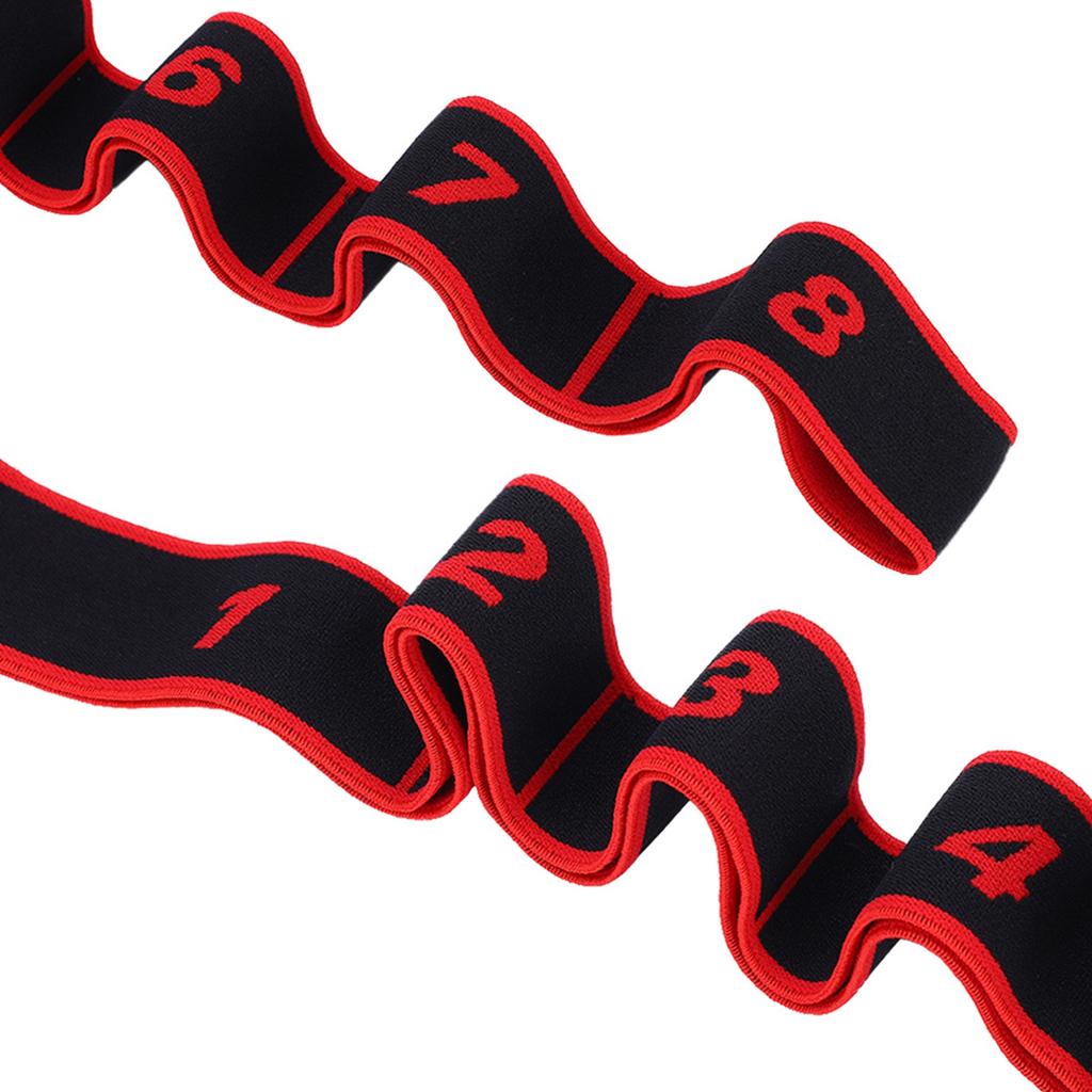   Resistance Band Latin Dance Elastic Stretching Belt Fitness Exercise Pulling Strap(Red)