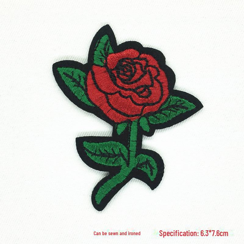 Cartoon Embroidery Patch Set for Clothing: Jeans, Down Jackets, and Repair