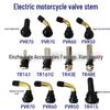 Supapă pentru Anvelopă Motocicletă Electrică PVR40506070 Îndoit în Vid cu Duza și Mecanismul Interior