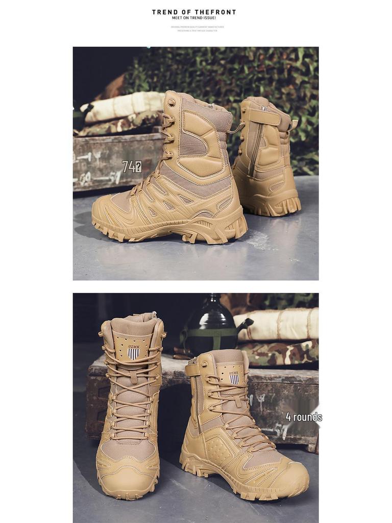 2024 Leichte rutschfeste Herren Outdoor High-Top Kampfstiefel