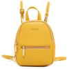 [Q QICHUANG] Women's Cute Mini Backpack PU Leather Crossbody Bag with Fashionable Small Purse, One Shoulder Strap Gift for Women (Green) (Yellow)