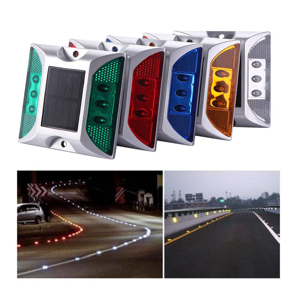 Double Side Solar Road Stud Light IP68 Waterproof Traffic Marker Light Night Street