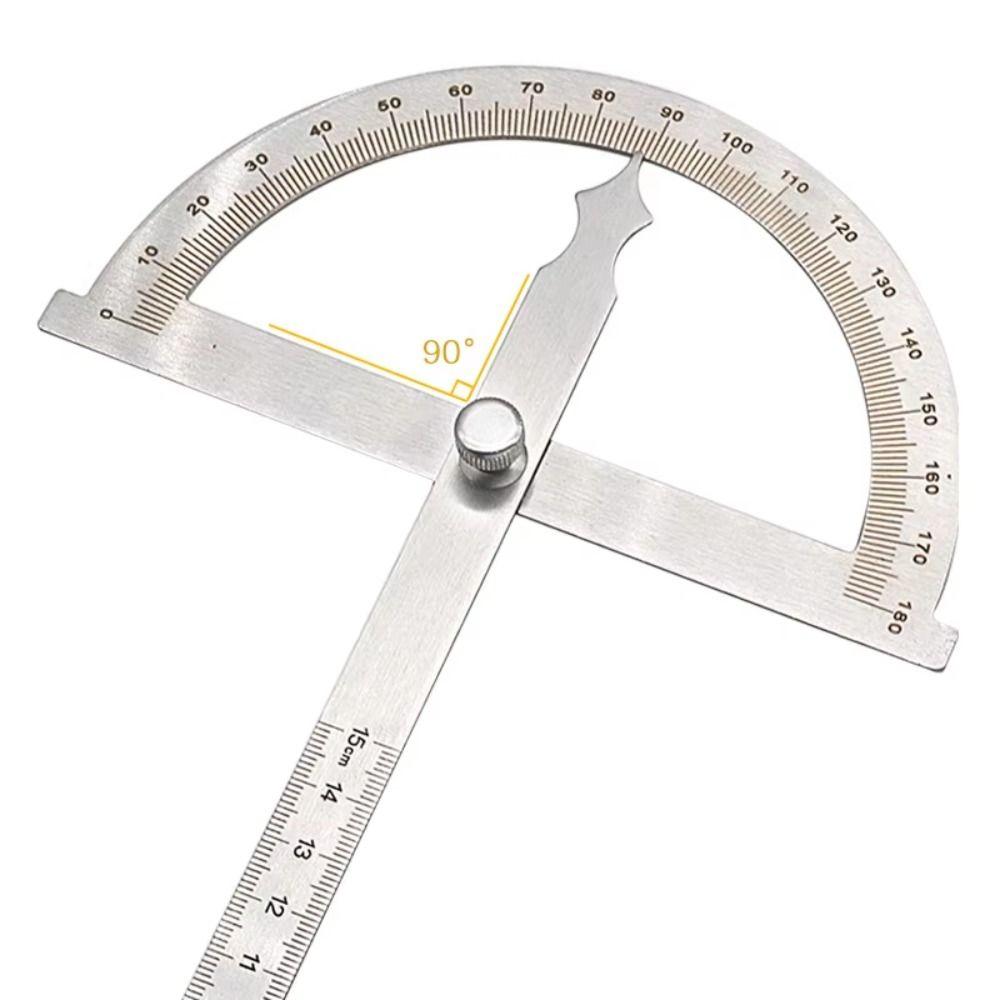 Measuring Ruler 180 Degree Protractor Goniometer Adjustable Protractor  Drafting Supplies
