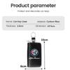 Car Case Keys Pouch Carbon Fiber Fabric Keychain Bag For Alfa Romeo STELVIO Giulia 159 Giulietta 147 Mito 156 MTO Sportiva Car zk7
