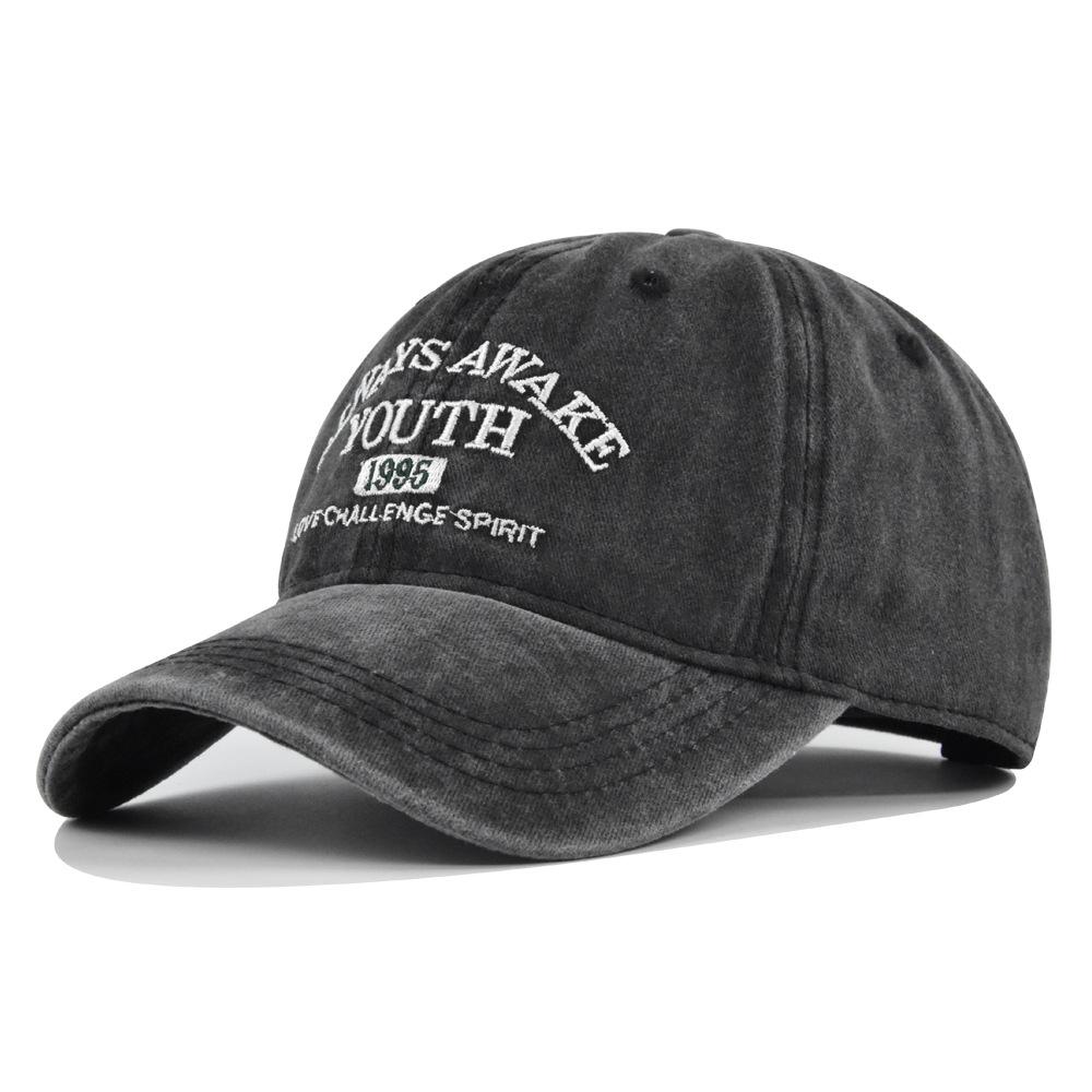 Men Women Letter Embroidered Baseball Cap Fashion Vintage Solid Color Plain Casquette Outdoor Sports Adjustable Snapback Hat Do Old Gorras
