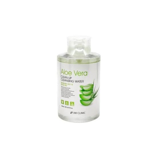 3w Clinic Aloe čisticí voda 500ml (3 Možnosti)