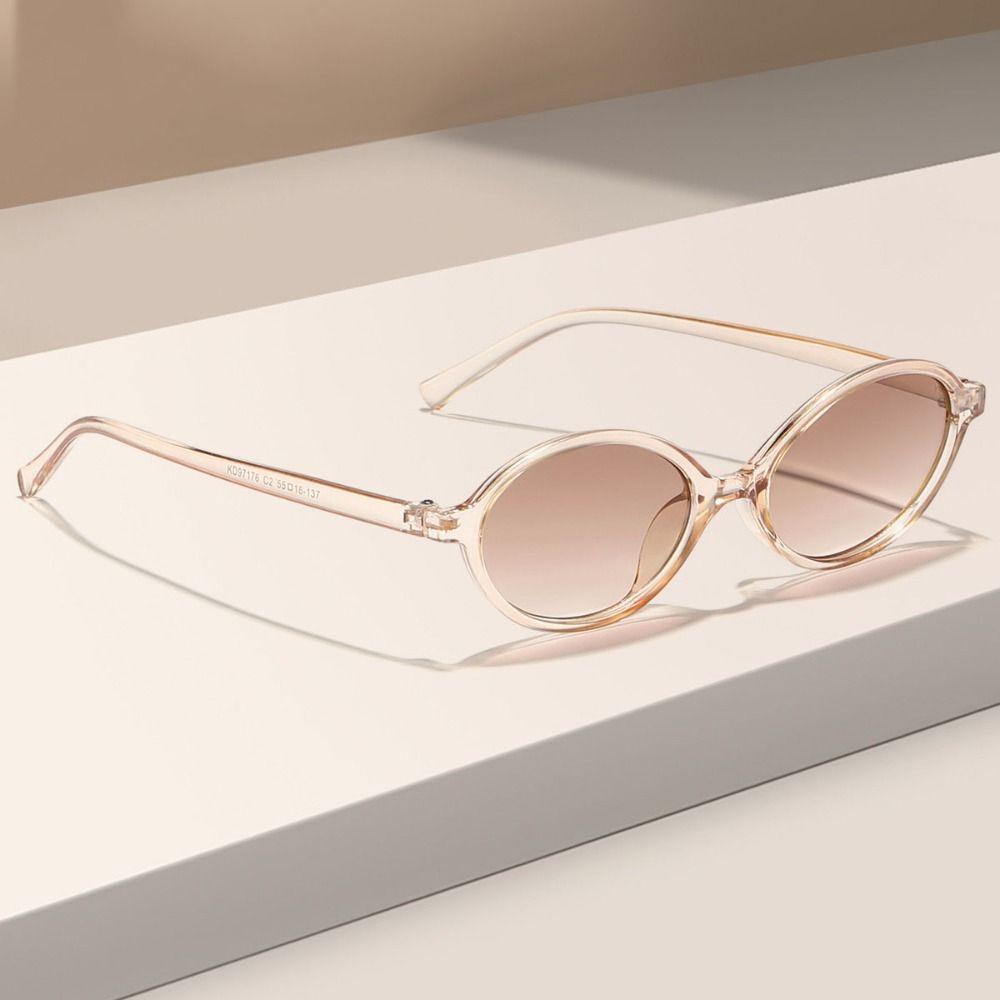Small Frame Oval Sunglasses UV400 Eyeglasses Luxury Sun Shades Glasses  Male/female