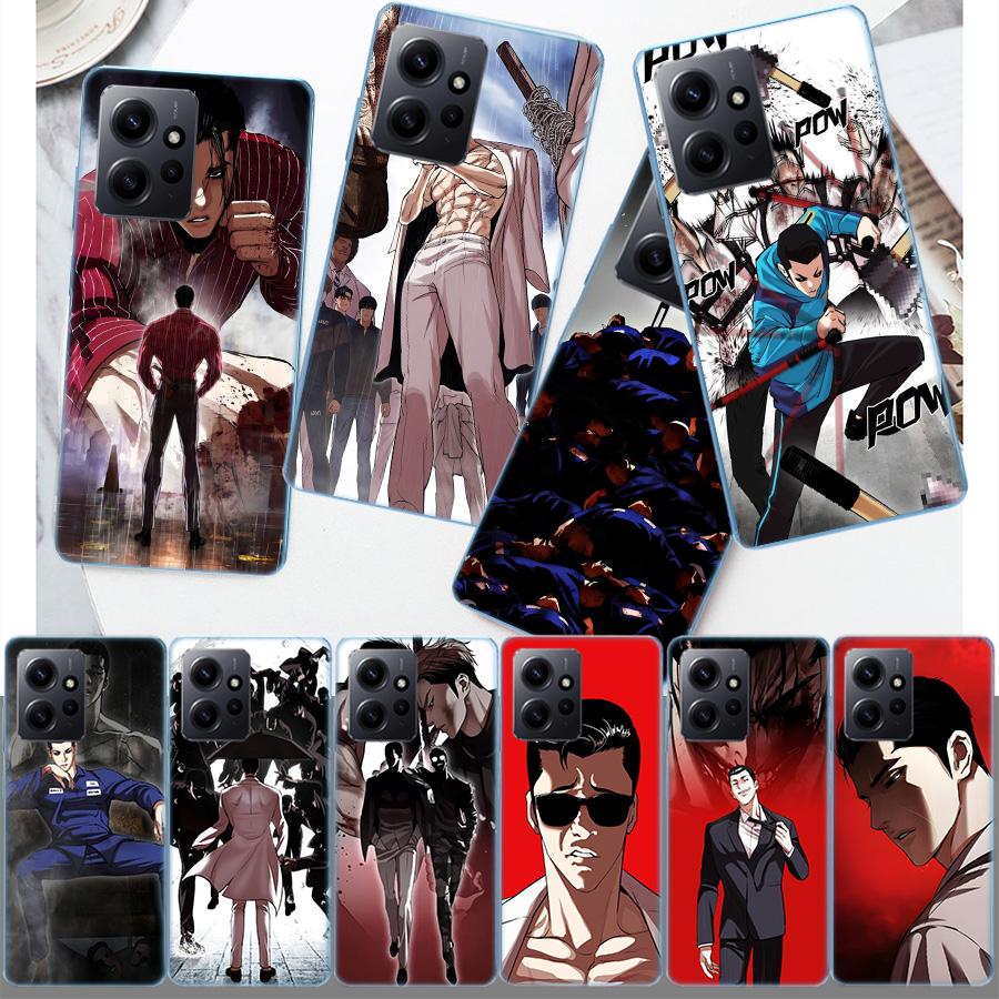 Jonggun Lookism Phone Case For Redmi 12 13C 12C 15C 9 10 10C Note 13 Pro Plus 14 15 Pro 9T 9C 9A TPU Soft Cover Clear Cell Case