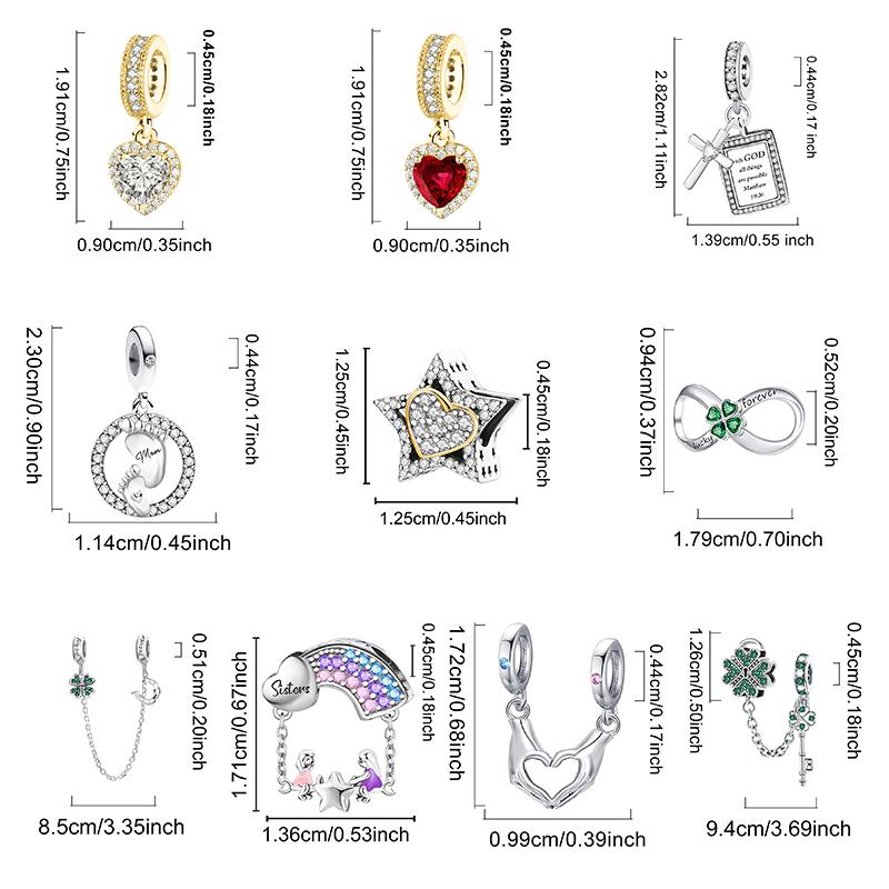 Copper Cross Angel Bible Series Charms Bead Diy Bracelet Necklace Making Gift Of High Quality Fine Jewelry