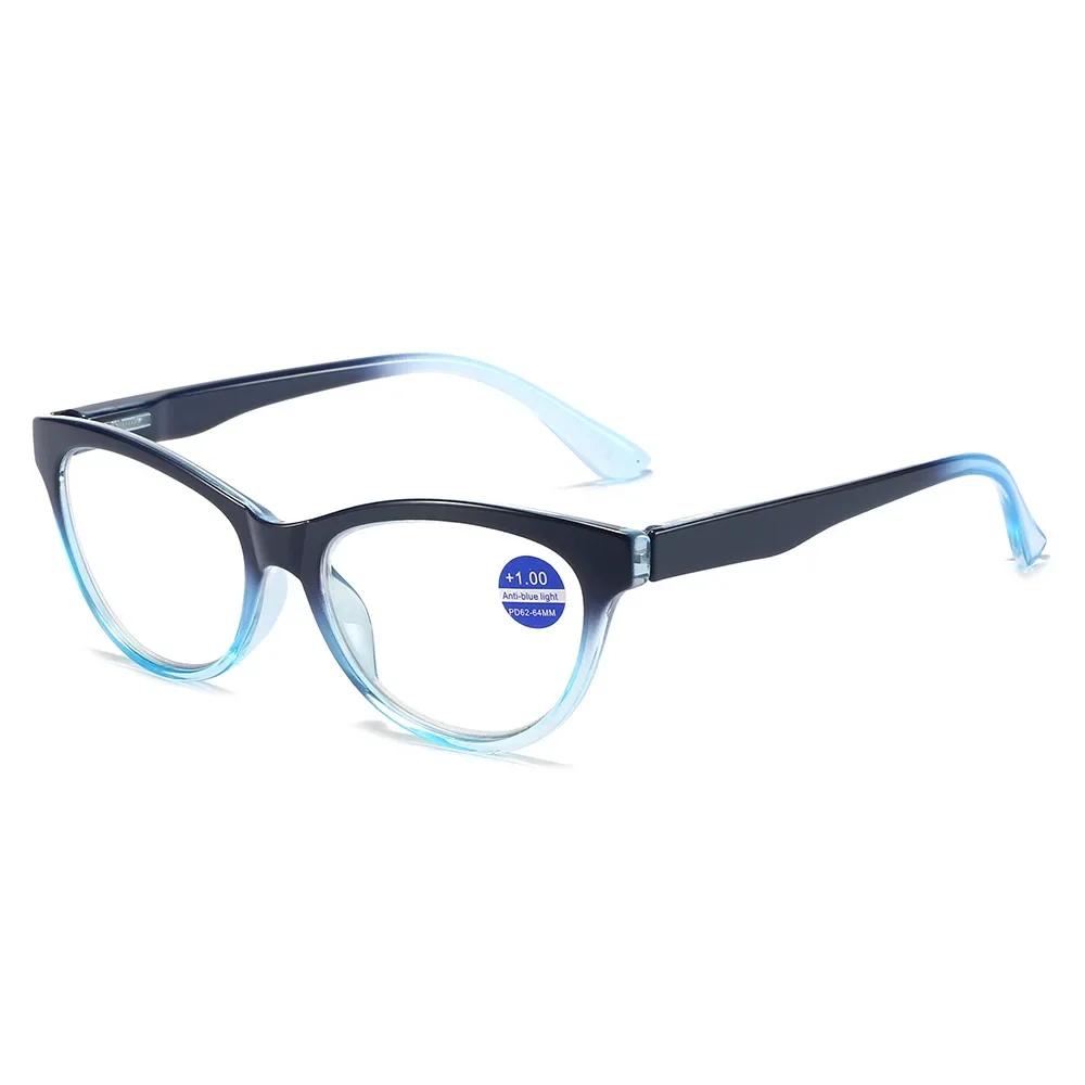 Trendy Cat Eye Reading Glasses Women Men Computer Protection Eyewear Presbyopia Eyeglasses Frame +1 0 To +3 5