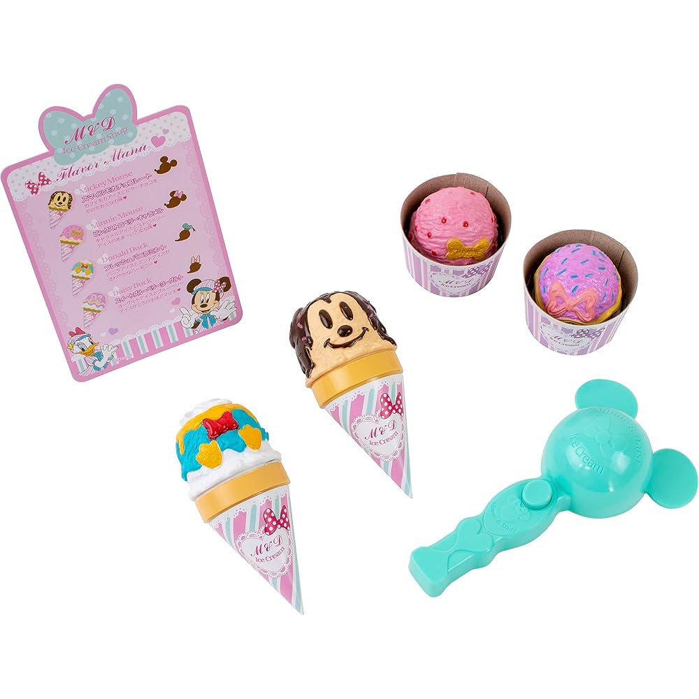 Maruka Minnie & Daisy Ice Cream Shop Toy for Pretend Play Ages 3 and Up