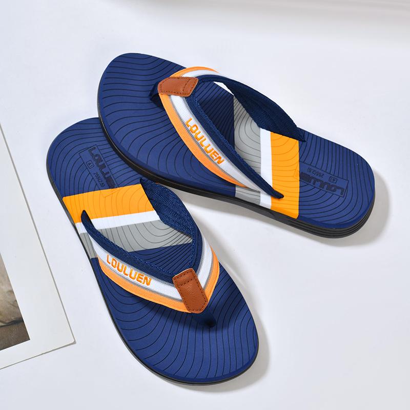 Fashion Summer Men's Flip Flops Anti Slip Beach Sandals Men's Outdoor Leisure Flip Flops