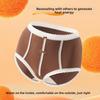 Ladies in Autumn and Winter Brushed Hair Wrapped Hip No Mark High Waist Triangle Briefs