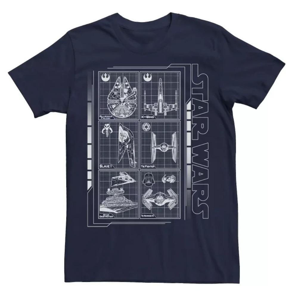 Official Star Wars-themed Printed Short-sleeved, Loose and Comfortable T-shirts for Men and Women On the Street