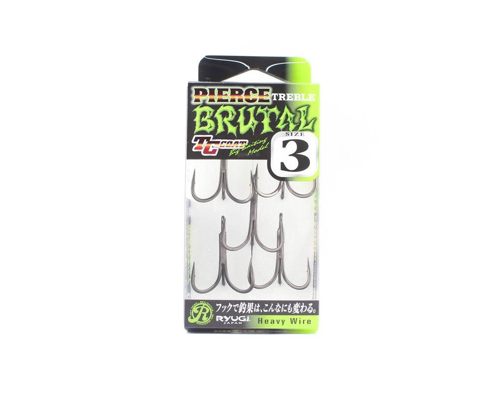 Ryugi HPB074 Pierce Brutal Treble Hooks Size 3 (8368)