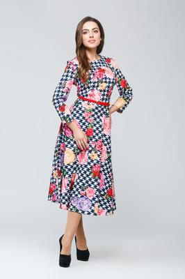 Vestido estampado solto