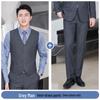 Unisex Professional Business Vest Suit Set