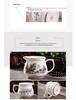 Tea Sea Blue & White Porcelain Gong Dao Bei: 250ml Spare Parts Milk Jug & Tea Separator Cold Pot.