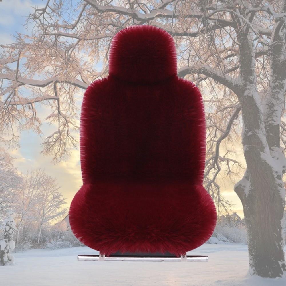 New Warm Plush Car Seat Covers Fluffy Universal Car Seat Cushion Wool Velvet Full Cover Auto Seat-Cover Mat Winter