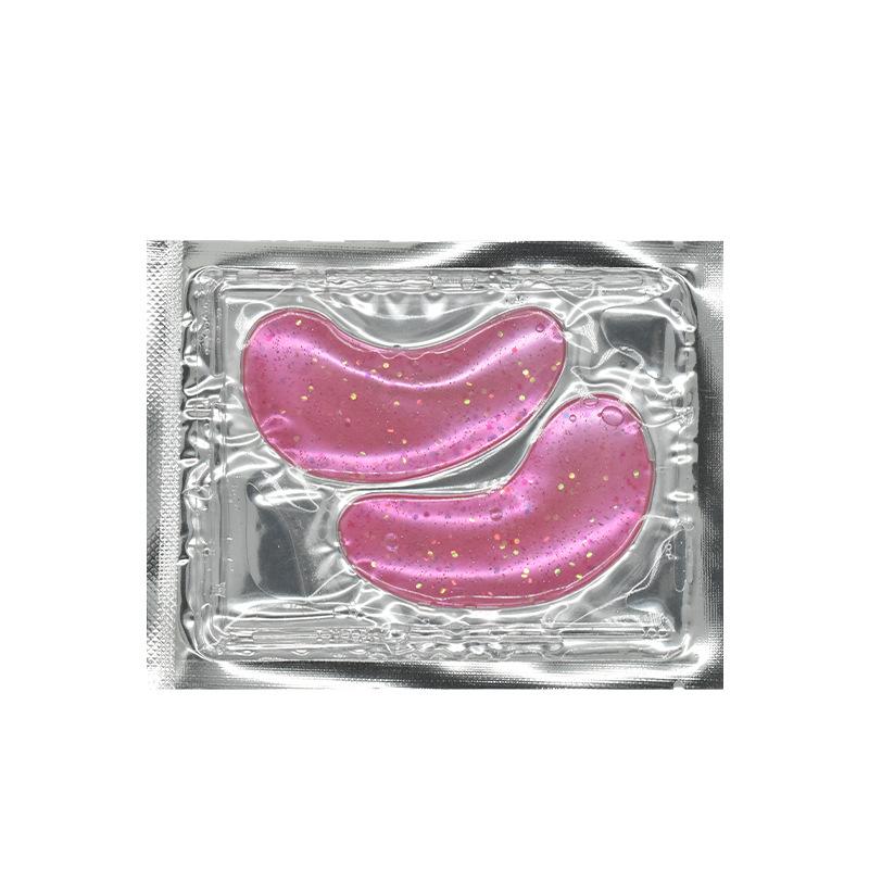 30PCS Shimmering Crystal Eye Mask Pads with Collagen, Deep Hydration for Fine Lines, Revitalizing Under Eye Treatment 6g