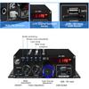 Bluetooth 5.0 Audio Power Amplifier AK-380 400W+400W 2.0 CH HiFi Stereo Amp Receiver with USB,SD,AUX,Remote Control,FM Antenna for Car Home Speaker