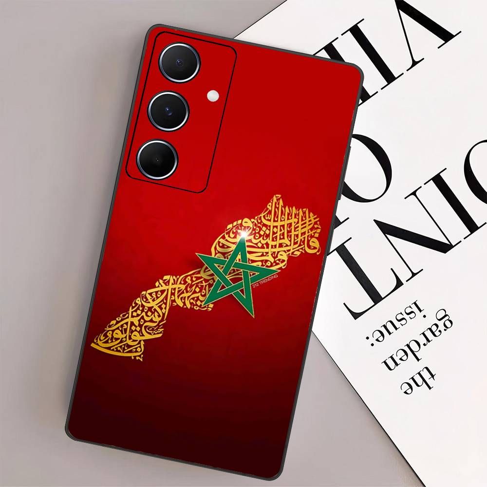 Morocco Map Flag Phone Case For Samsung A 52 53 21 32 13 12 71 31 51 40 72 73 70 22 42 50 30 20 21 Shell