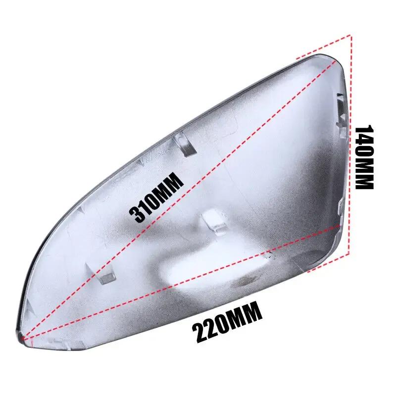 For Honda 10th Gen Civic 2016- Car Replacement Rearview Side Mirror Cover Wing Cap Exterior Door Rear View Case Trim Black