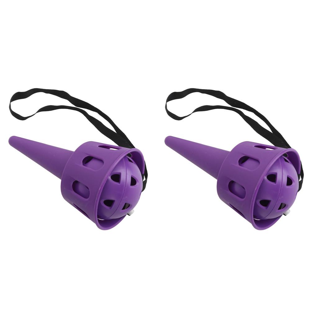 2 Set Catch A Ball Set Plastic Matte Surface Stable Grip Throw and Catch Ball for Reflexivity