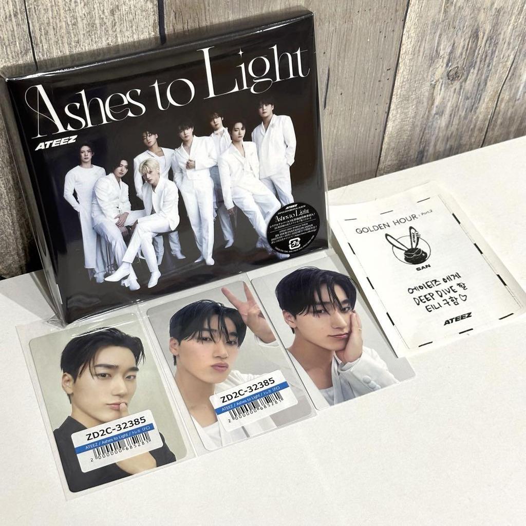 [USED] ATEEZ Ashes To Light ATINY Edition + 3 Sun + Korea Limited Edition