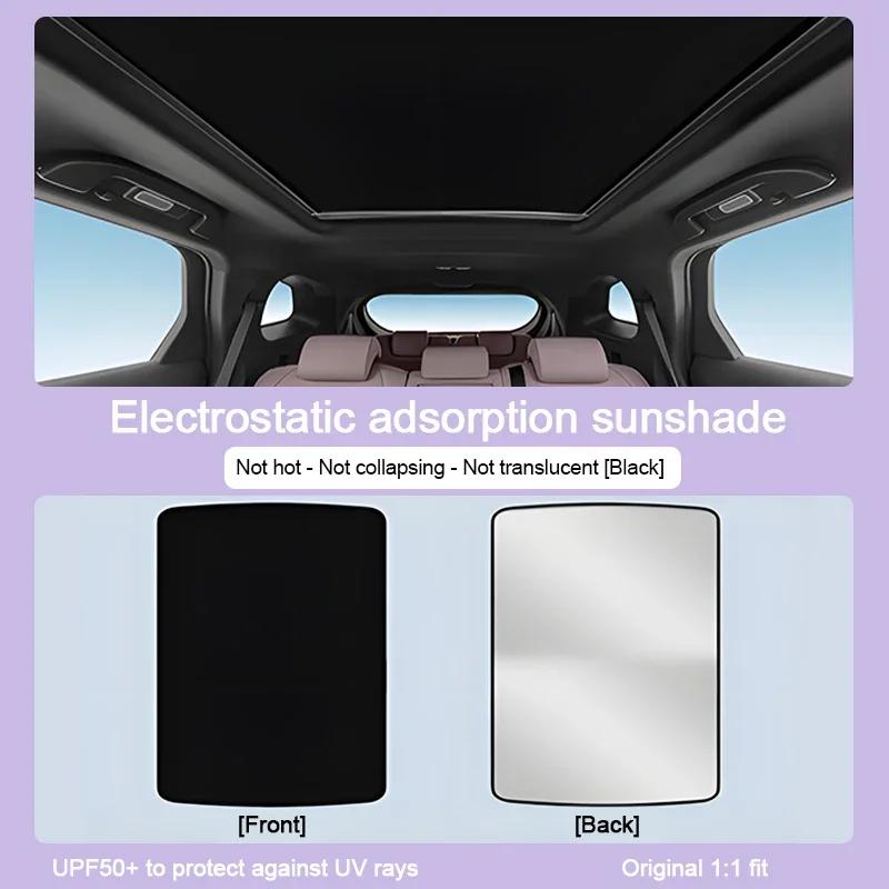 For AITO M5 Seres 5 2022~2025 2024 2023 Skylight Sunshade Sunroof Electrostatic Adsorption Visors Sun Protection Car Accessories