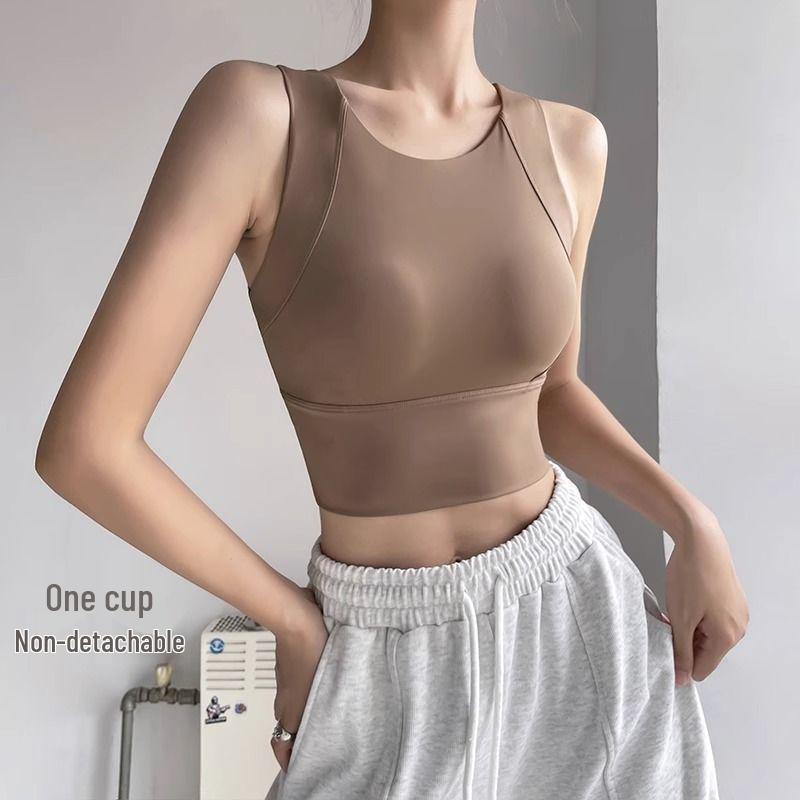 

W0T Shock-Absorbing Sports Bra: Breathable, Full Coverage, Yoga Tank Top, 2025 New Style 2XL 140-160 lbs