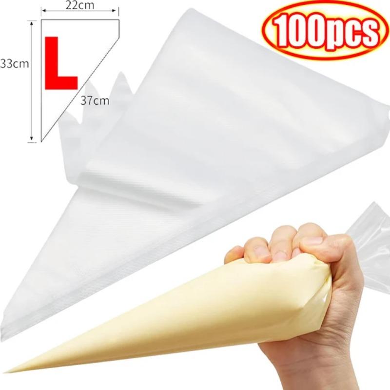 Disposable Piping Bag Pastry Pack Confectionery Equipment Baking And Bakery Accessories Bakeware Butter Cake Silk Flower Tool