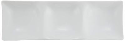 Tableware East Buffet Plate 3-Dish Plate 25.8cm White Divider Plate