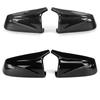 Side Wing Rearview Mirror Cover Cap For BMW 5 6 7 Series E60 E61 E63 E64 F01 F02-F04 F06 F07 F10 F11 F12 F13 Carbon Fiber Look