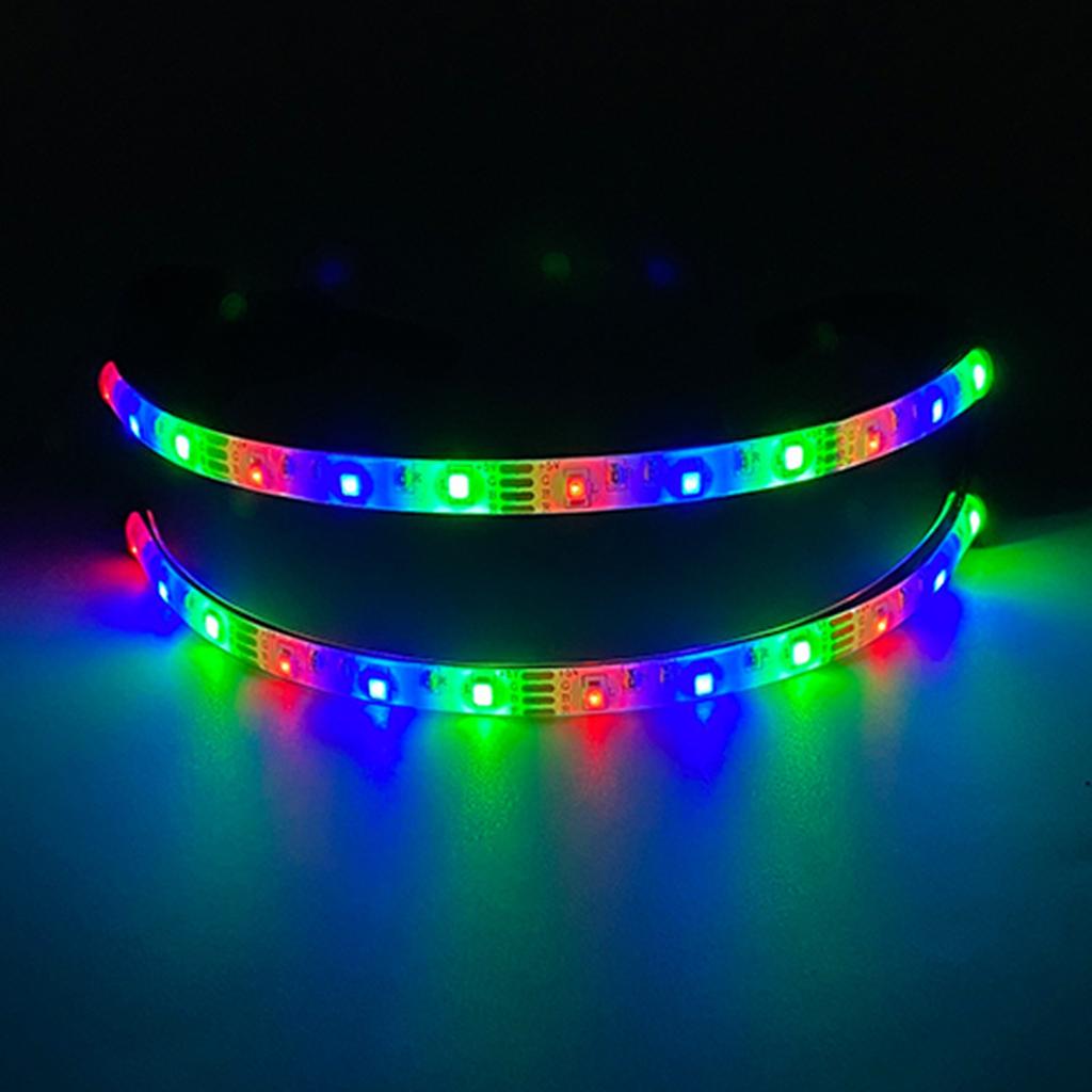Dance Show Flashing Glasses for Kids Adult LED Punk Glasses for Party Rave Party Eyewear with Dynamic Lighting