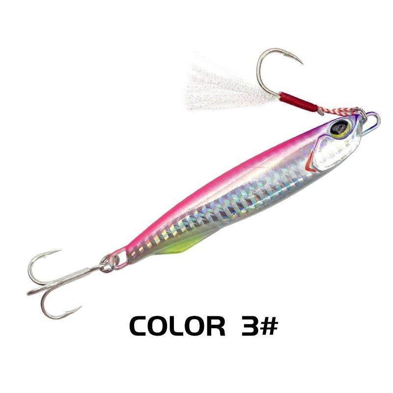 Fish Sea Bass Fishing Lure Artificial Bait Tackle Metal Cast Jig Spoon 60g Shore Casting Jigging (Pink,90mm&60g) розовый