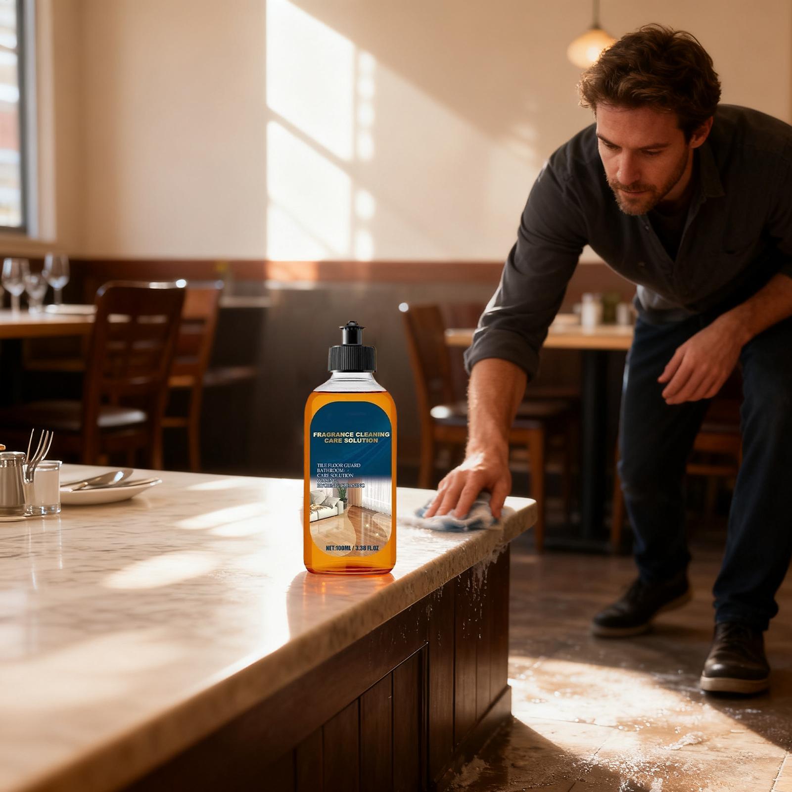 Powerful Floor Cleaner 3.38 fl.oz Eliminates Odors for Hardwood Tile Floors in Kitchen Bathroom Home Cleaning products & accesso