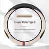 Ultra-Thin Anti-Slip Perforated Leather Steering Wheel Cover, Breathable No-Sew Design for All Seasons