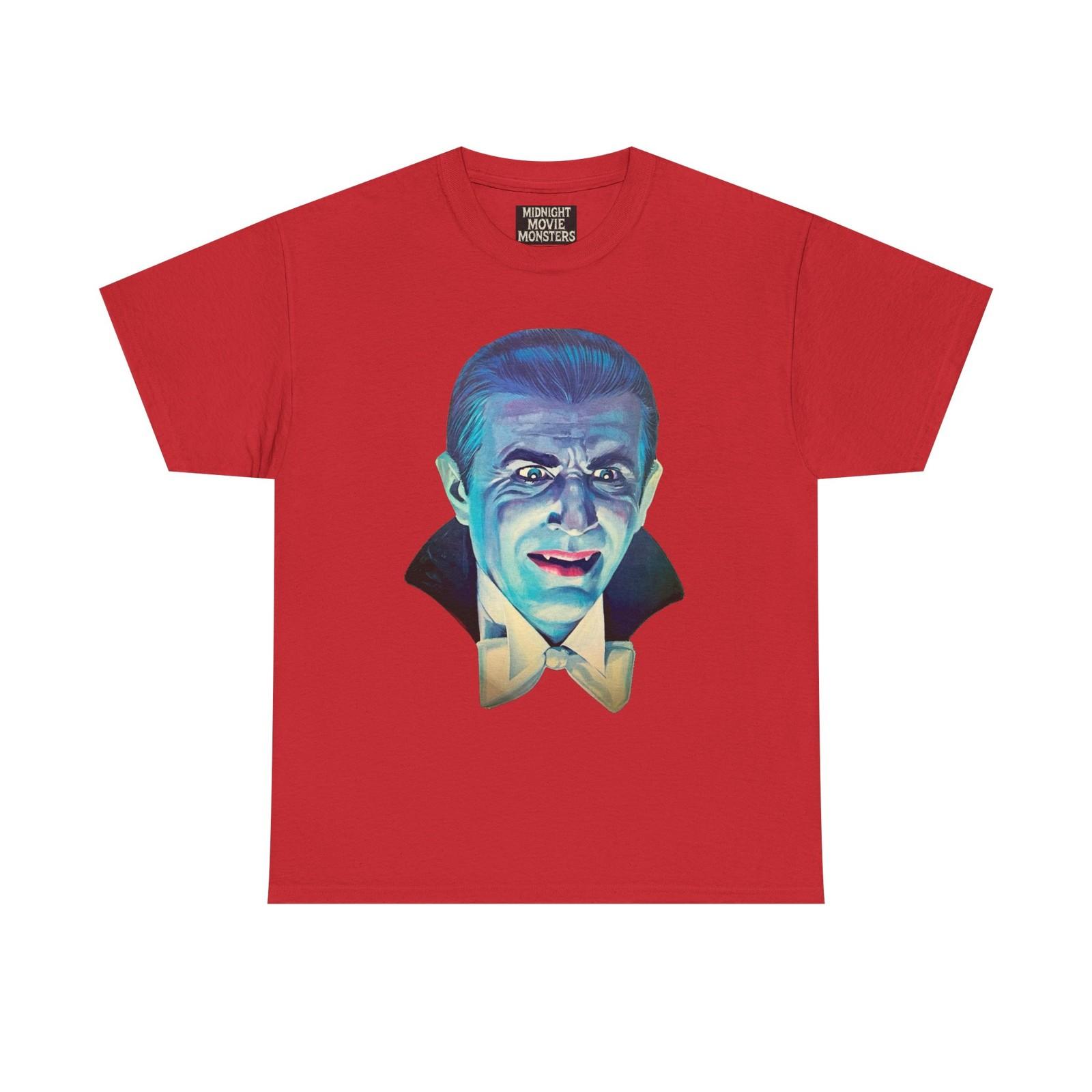 

Vintage Dracula Vampire Halloween Die-cut T-Shirt Graphic Tee Horror Shirt Uni XXL