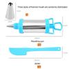 Cookie Syringe Cake Cream Press Maker DIY Pastry Syringe Extruder Stainless Cream Nozzles Scraper Accessories Baking Tools
