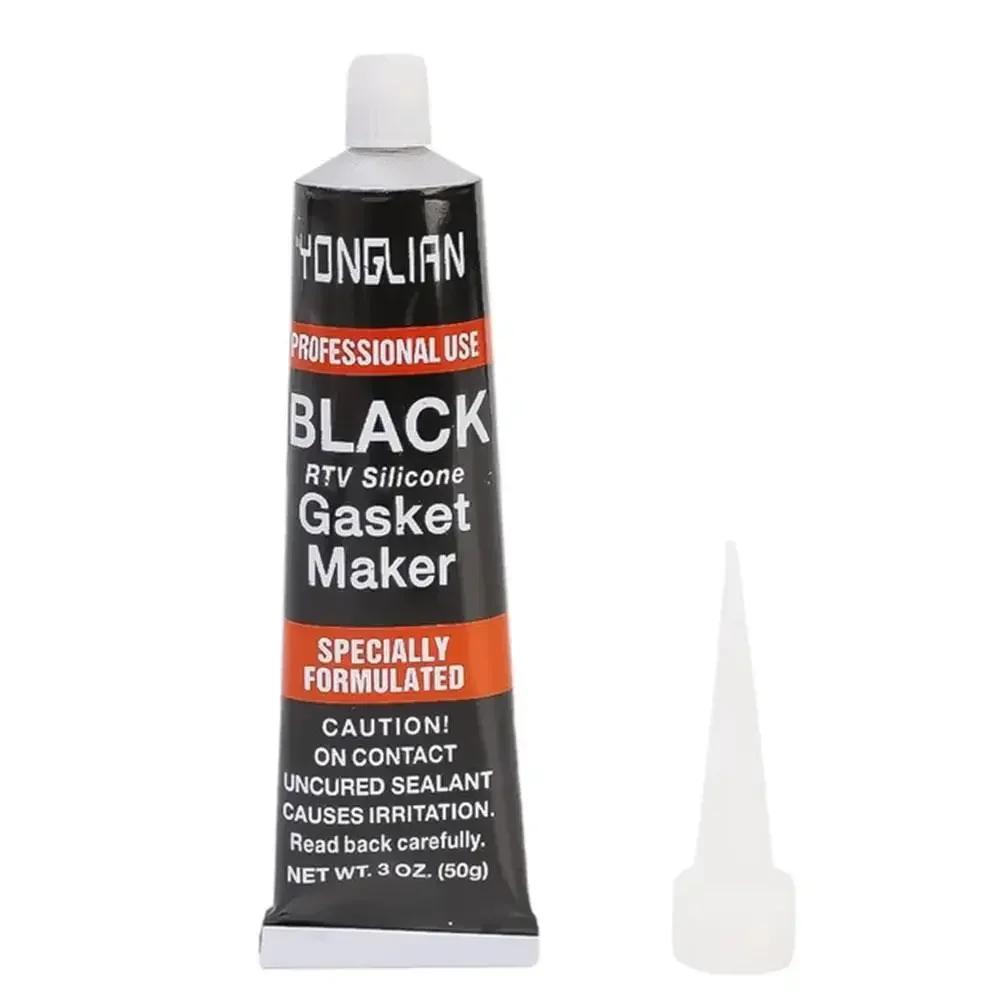 Hi-Temp Black RTV Silicone Gasket Maker for Engines - Automotive Sealant with Oil Resistance High Adhesion On Amagi