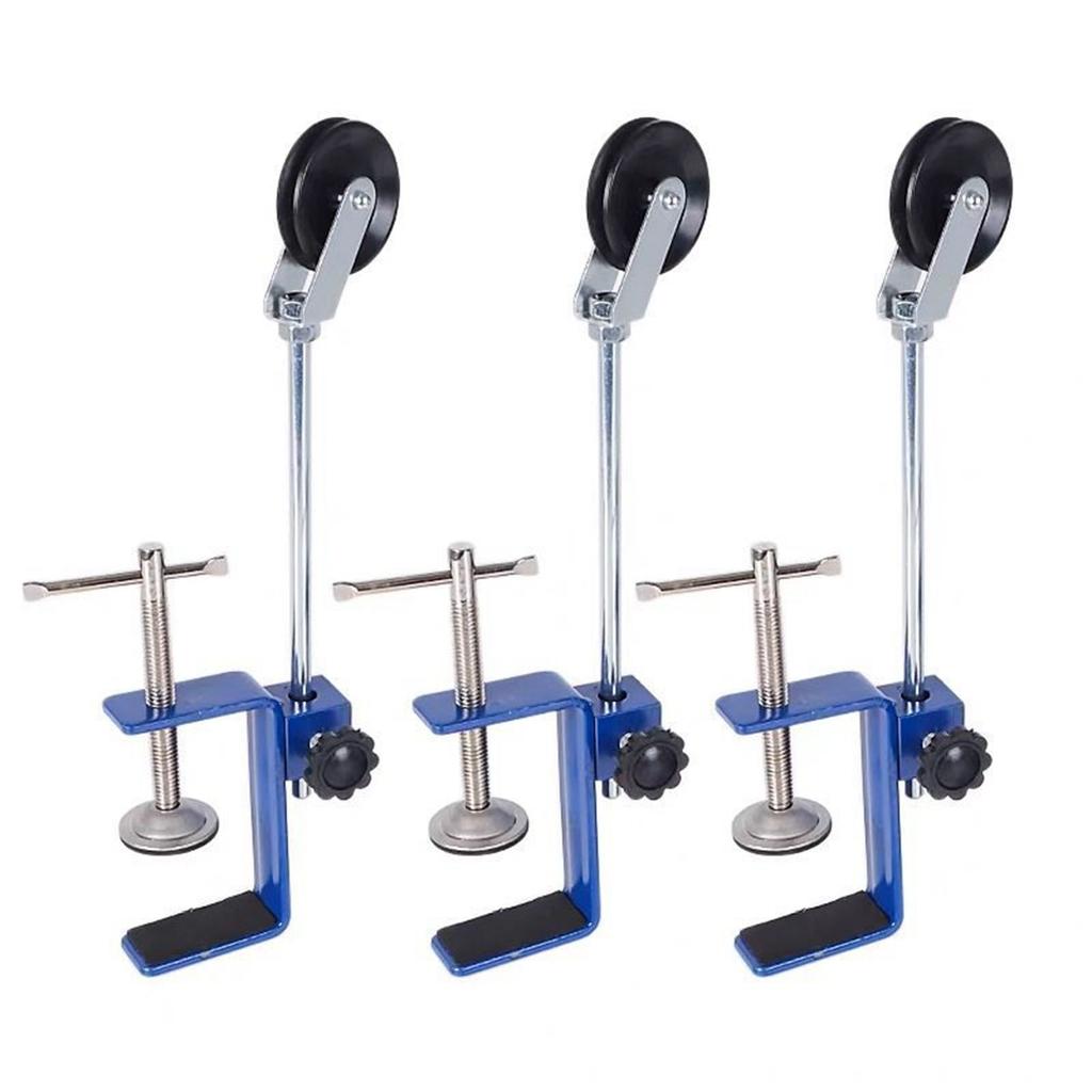 Fixed Pulley Apparatus Set Includes Metal Pulleys Dynamometer Hook Weights And Mounting Clamp for Science Education