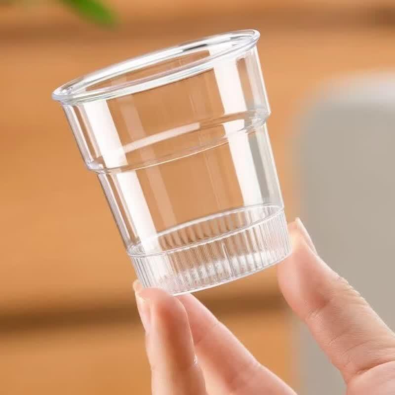 CHAHUA 50ml Disposable Transparent Plastic Cups (40-Pack)
