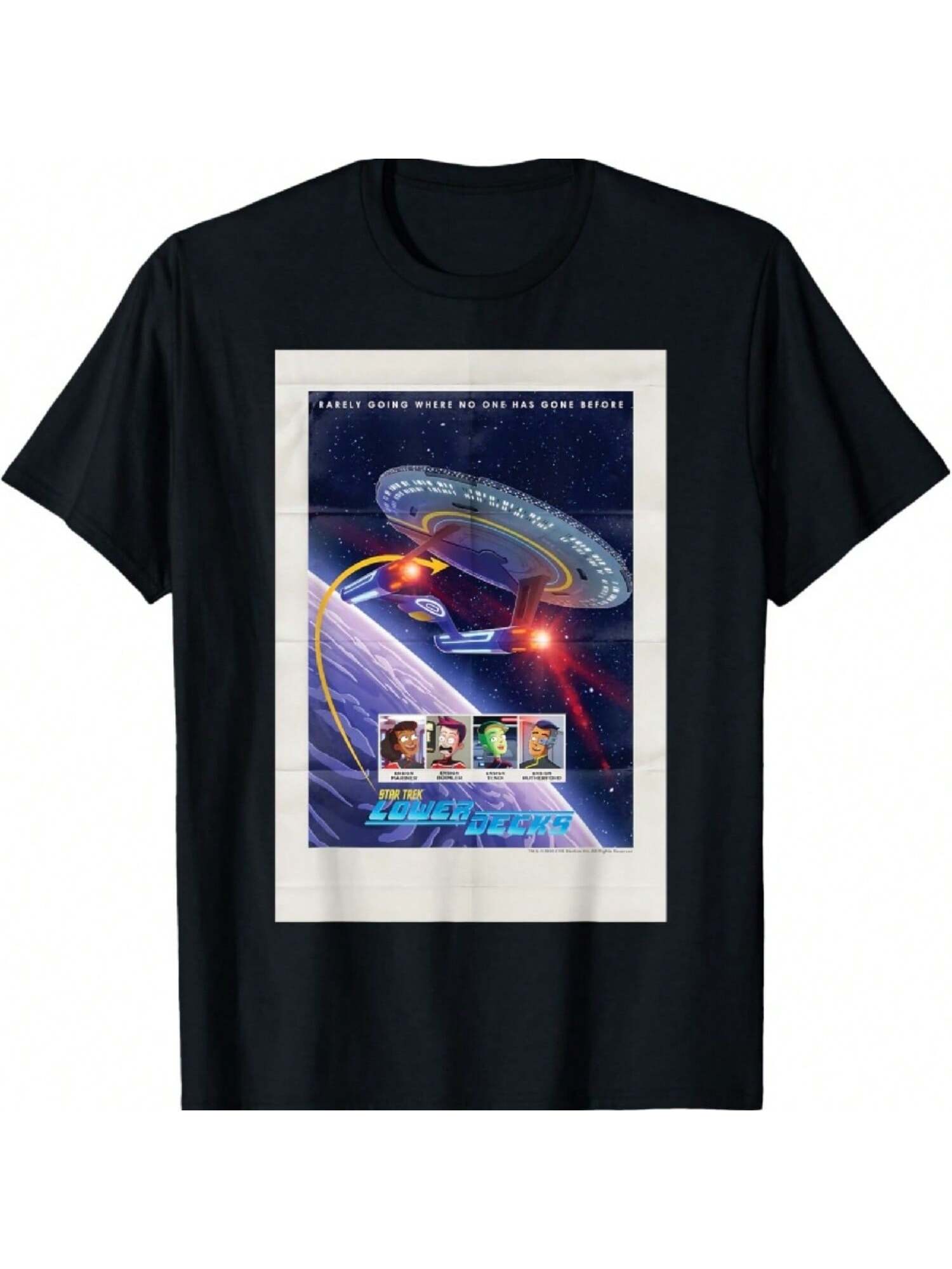 Lower Decks Rarely Going Where No One Has Gone T-Shirt S разноцветный