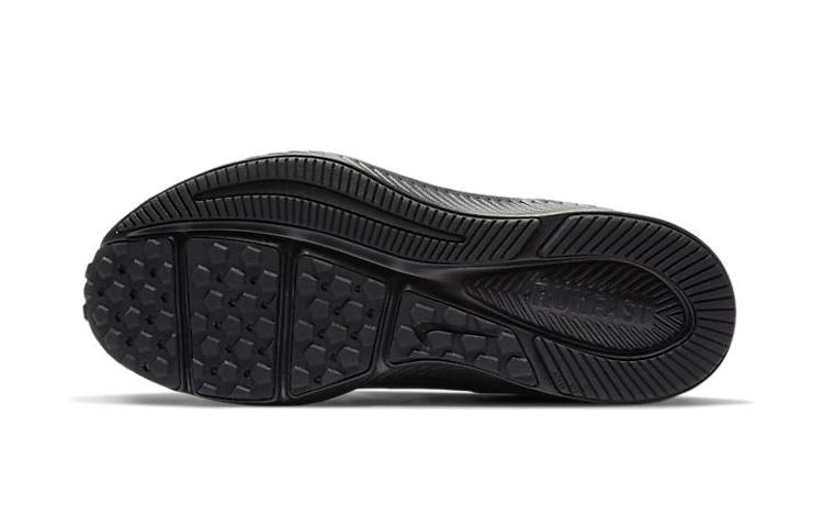 Nike Varsity Leather Low top Sports Casual Shoes Pure Black Children Aged 3 7 Years Old CN9393-001