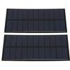 2Pcs Mini Polysilicon Solar Panel DIY Battery Charger Solar Power Charger Panel 1.6W 5.5V