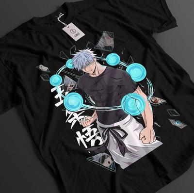 Jujutsu Kaisen Shirt Gojo Satoru T-Shirt Sukuna Toji Top JJK Anime Unisex Tee