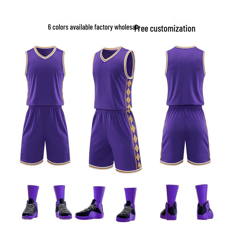 

Basketball Uniform Set for Men, Women, and Children 6XL білий