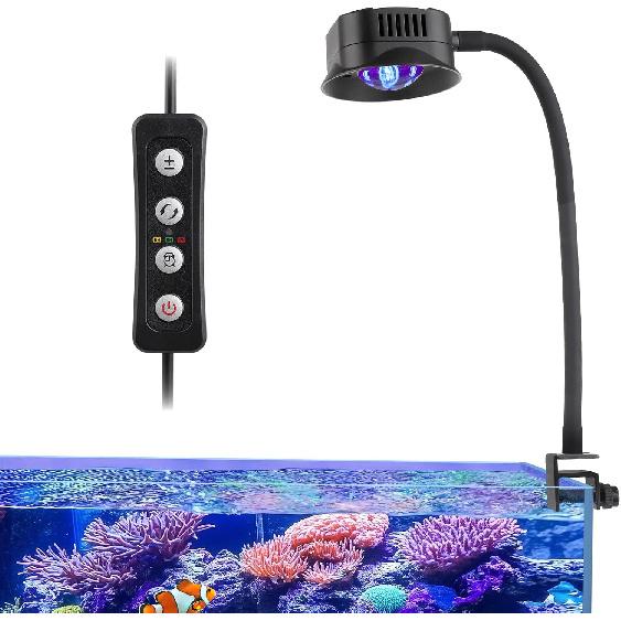 hygger 36W Saltwater Aquarium Light, Reef Light for Corals with Timer Adjustable Color and Brightness, Fish Tank Light with Controller for Marine