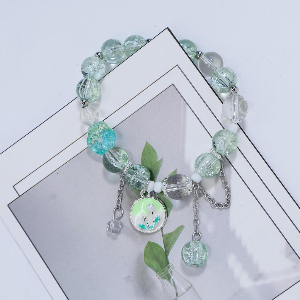 Mori Style Mermaid Crystal Bracelet – Versatile Niche Design for Women, Ideal for Students and Best Friends